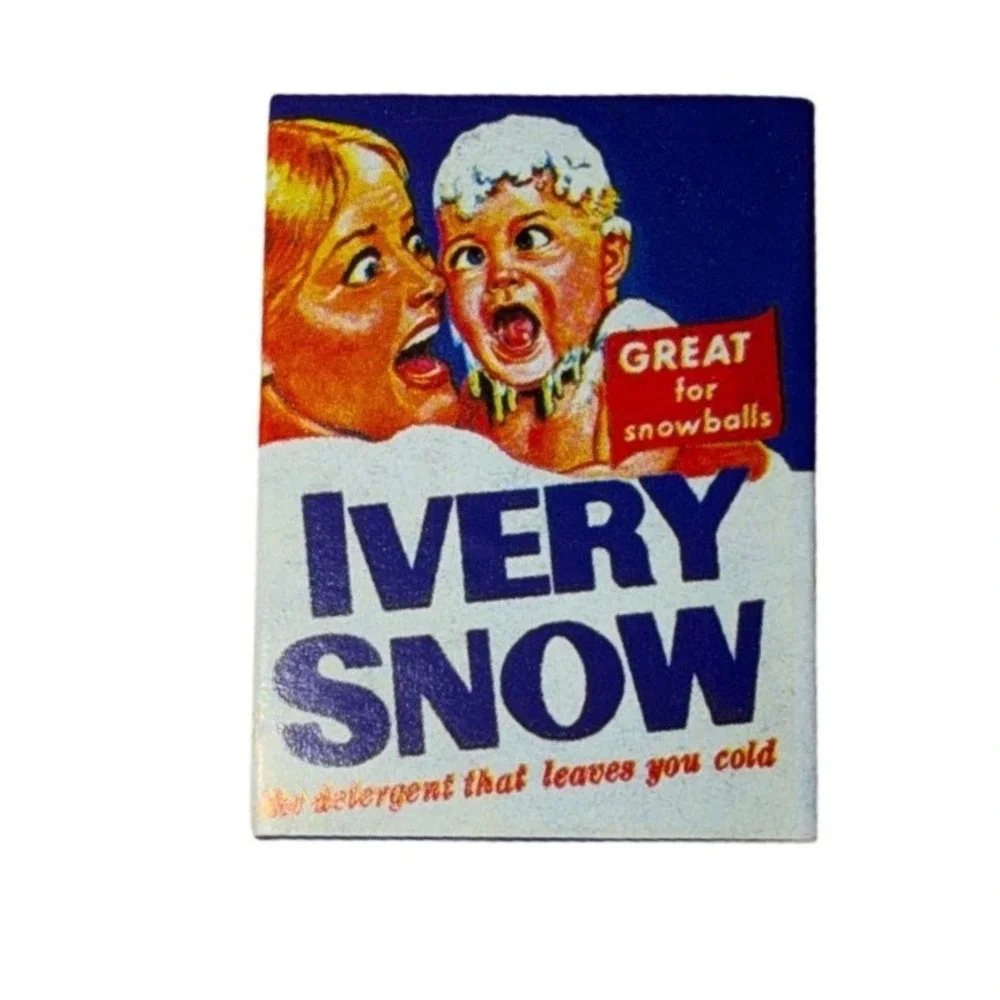 Wacky Packages Miniature Parody Boxes Set of 3 Bald Tied Ivery Snow Topps Retro - Picture 2 of 5